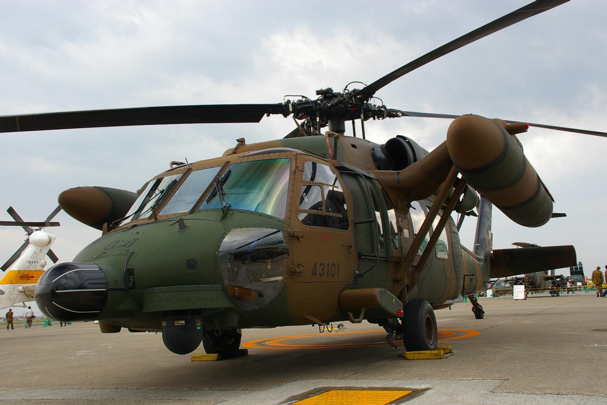 【UH-60J加装ETS短翼盒副油箱】