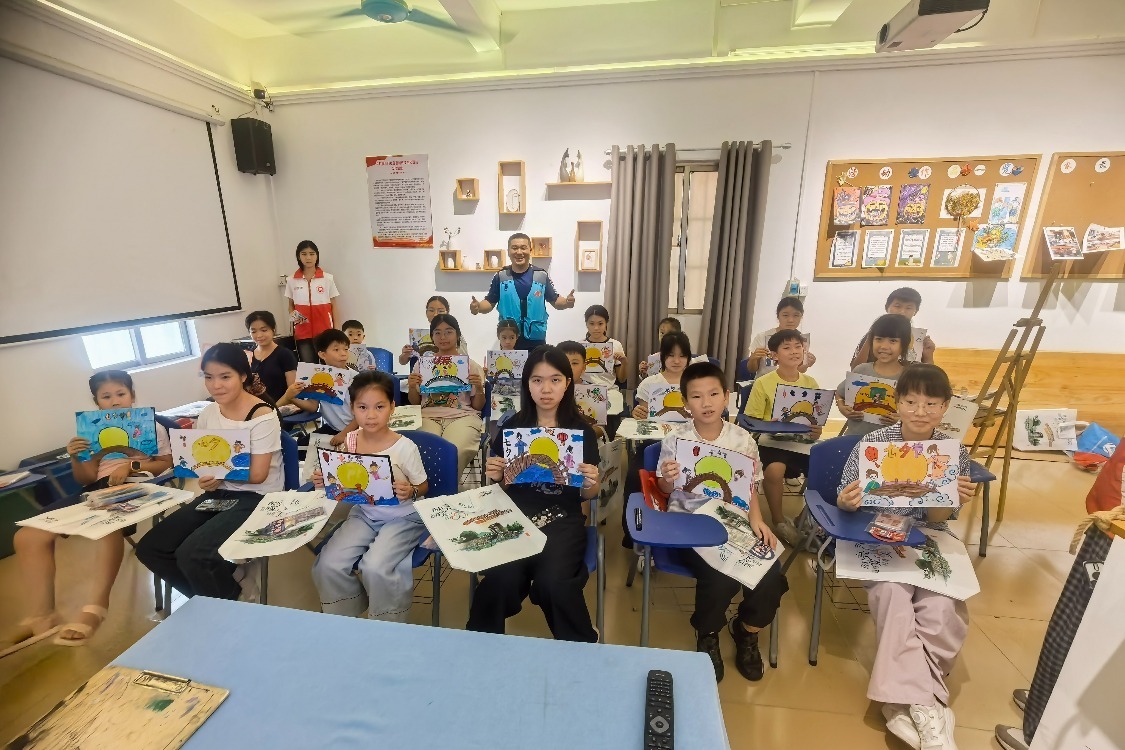 推动传统文化落地生根 斗门镇开展七夕节青少年创意绘画活动