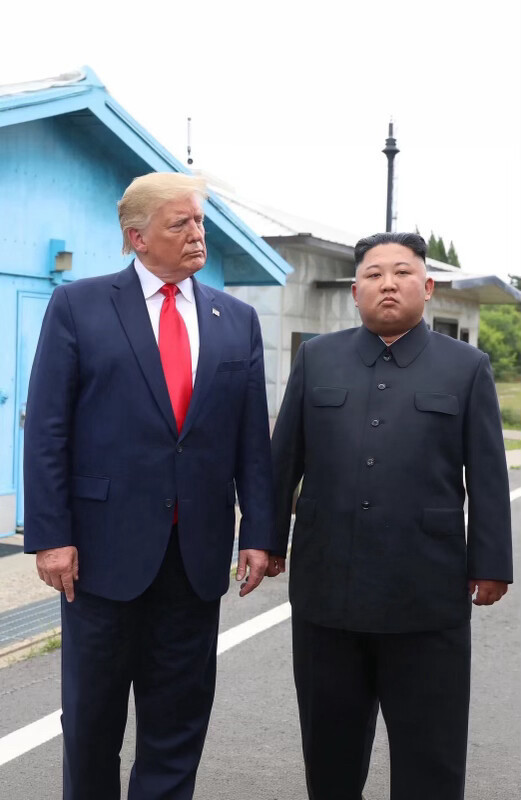 特朗普:我与金正恩关系好,美将大幅削减与韩国的联合军演规模