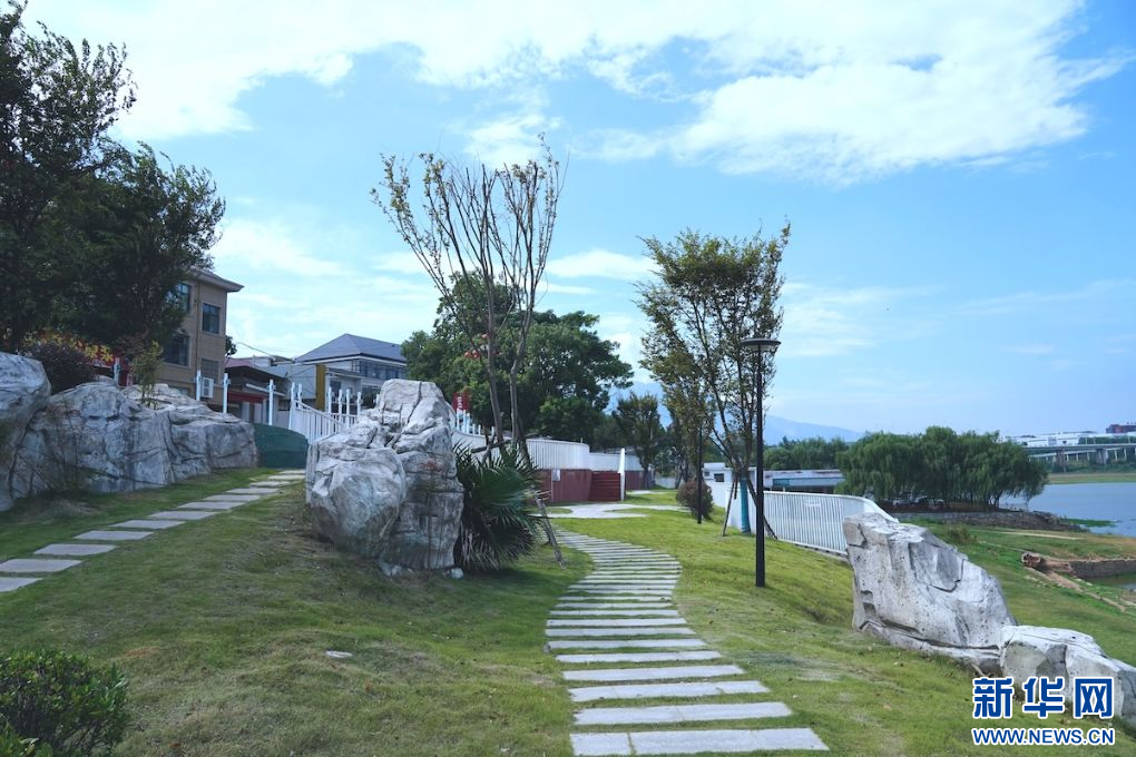 庐山市南康镇大塘村景色。新华网 王中庆 摄