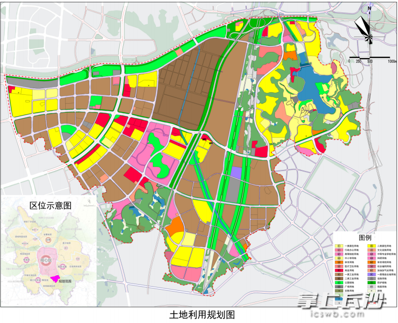 雨花经开区控制性详细规划土地利用规划图（均来源于市自然资源和规划局官网）