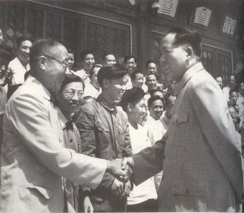 毛泽东主席接见载涛