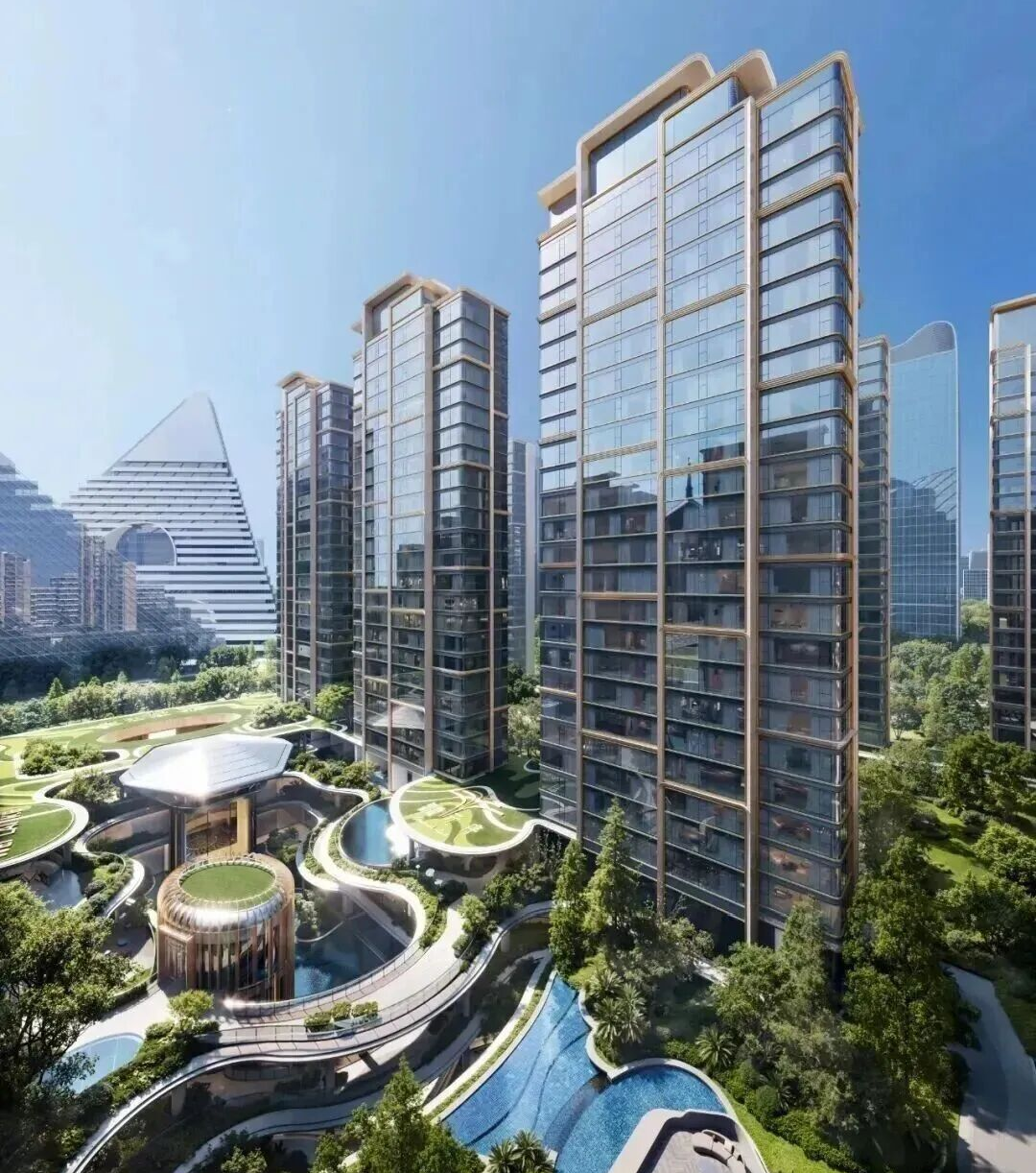 图为建发招商·元序项目效果图