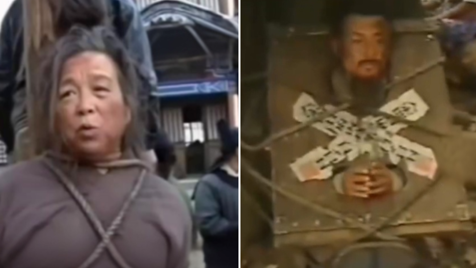 老版《水浒传》采访火了！“王婆”被五花大绑着畅谈艺术，“林教头”身披枷锁吐槽