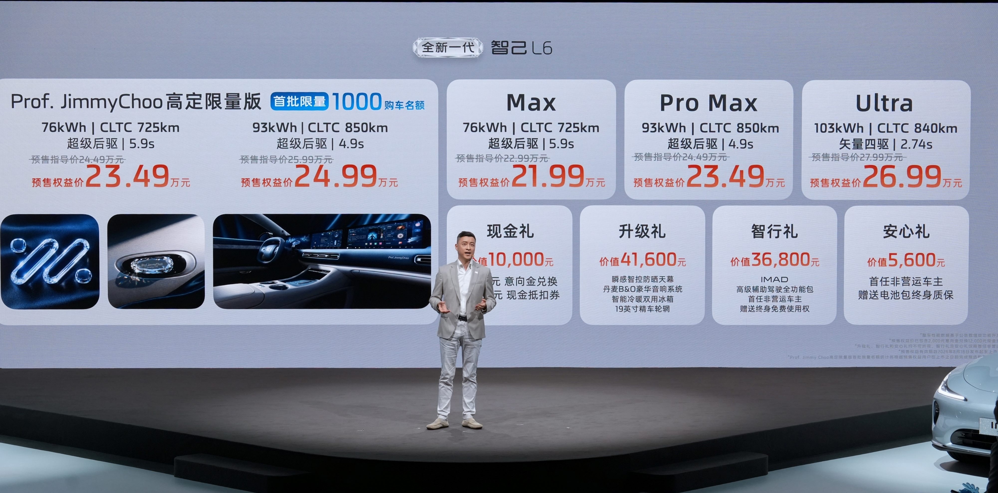 全新一代智己 L6正式开启预售，售权益价 21.99 万元起