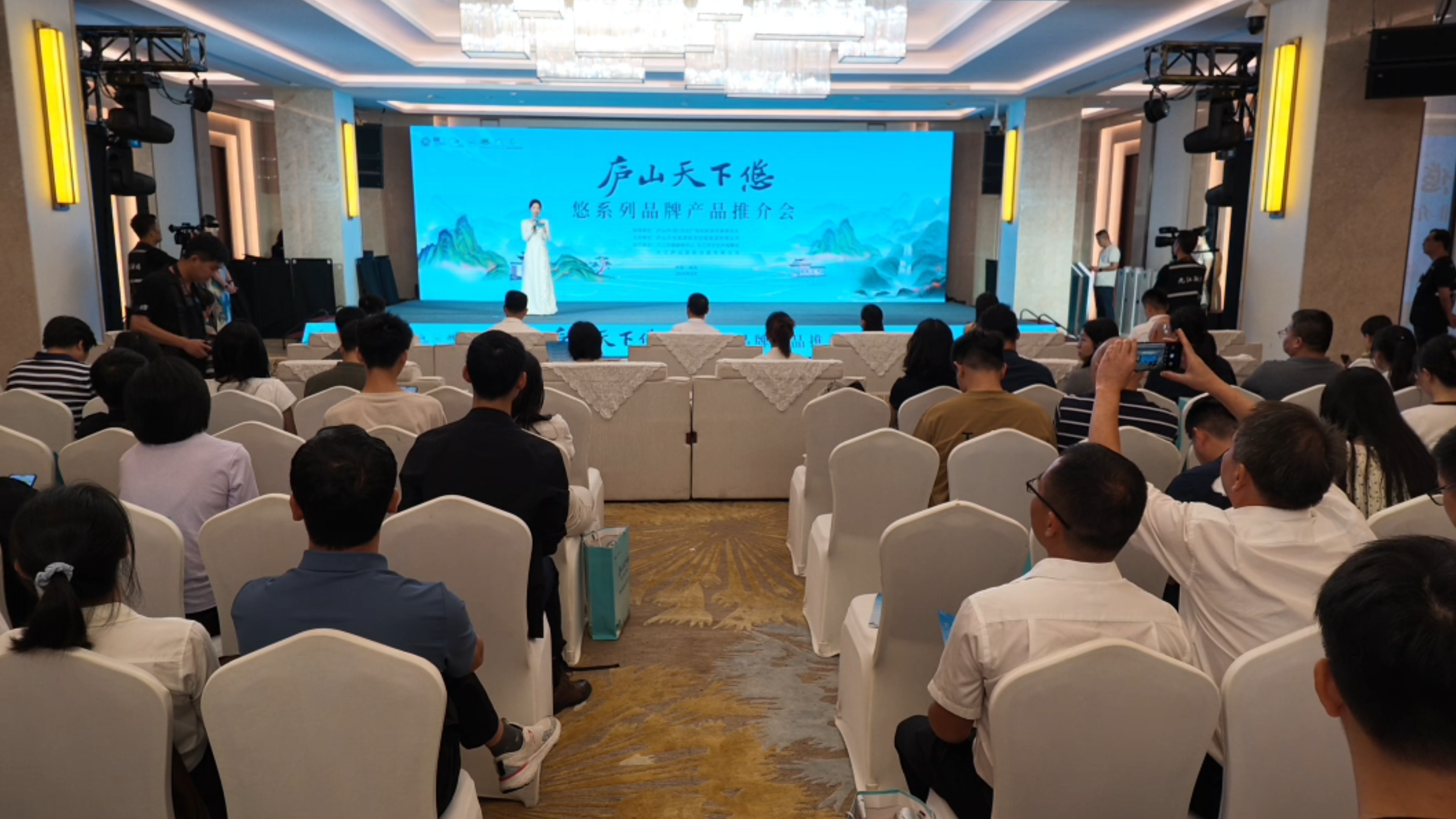 推介会现场。