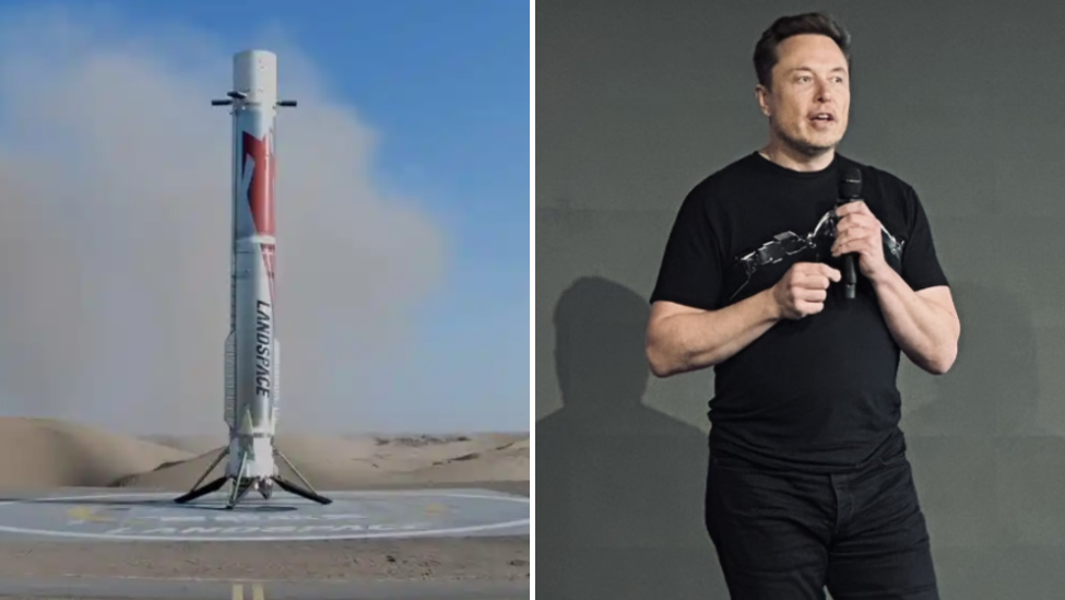China's first land-based rocket recovery