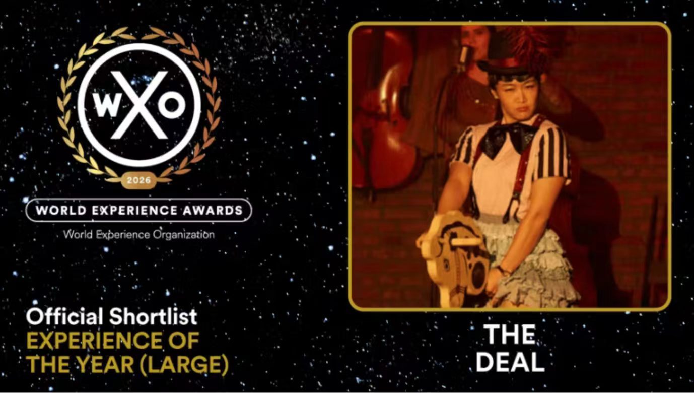 双国际榜单加冕!《交易人生 THE DEAL》同时摘获2026 WXO World Experience Awards、Immersive Experience Awards两项国际殊荣