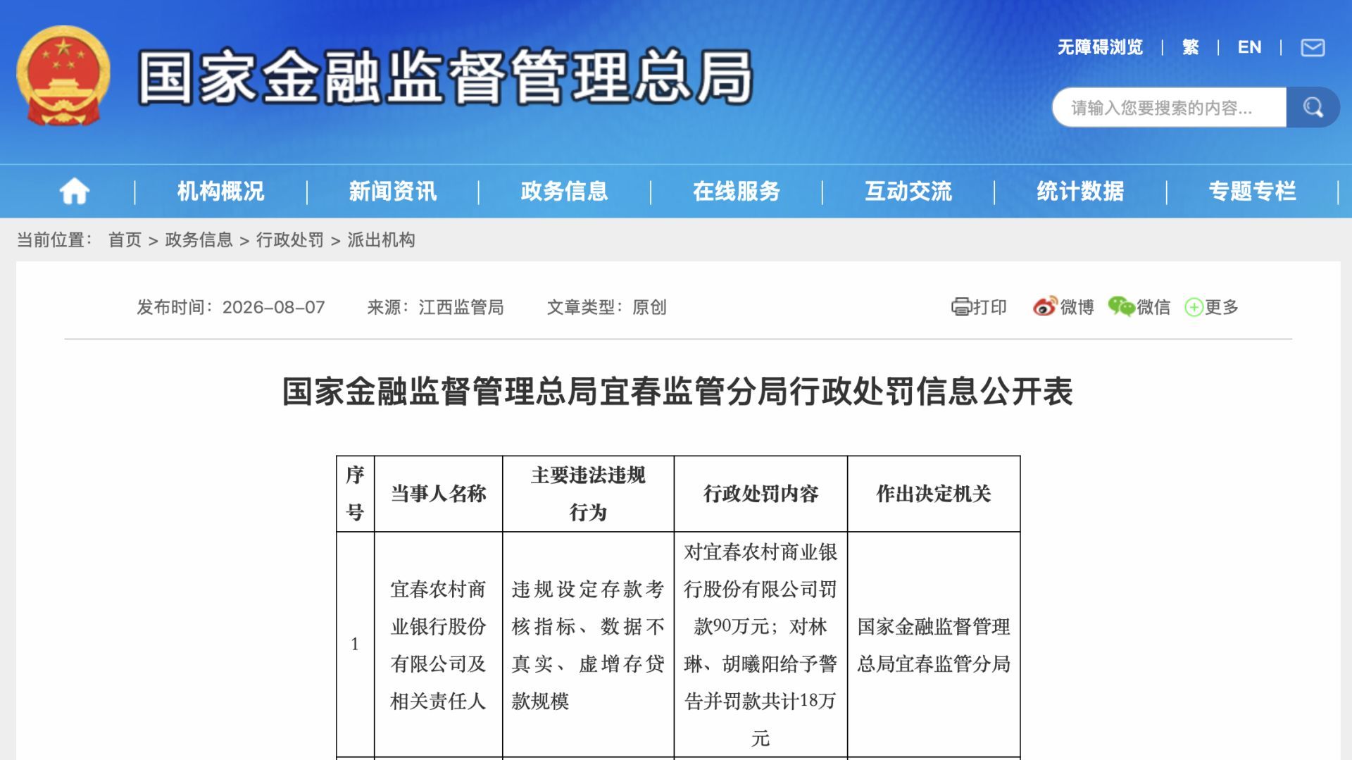 图片来源:国家金融监督管理总局网站