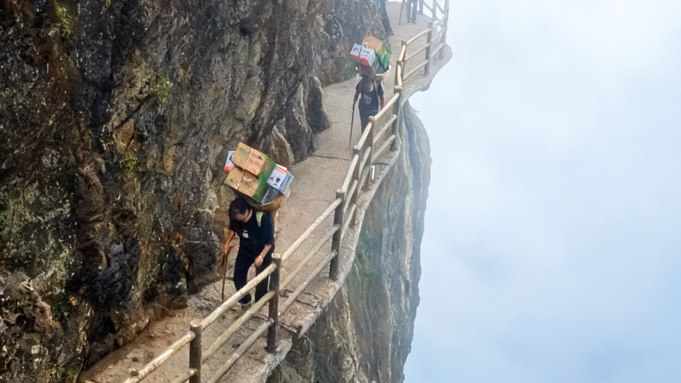 旅途｜她挑山12年，用脊背撑起家里的一片天