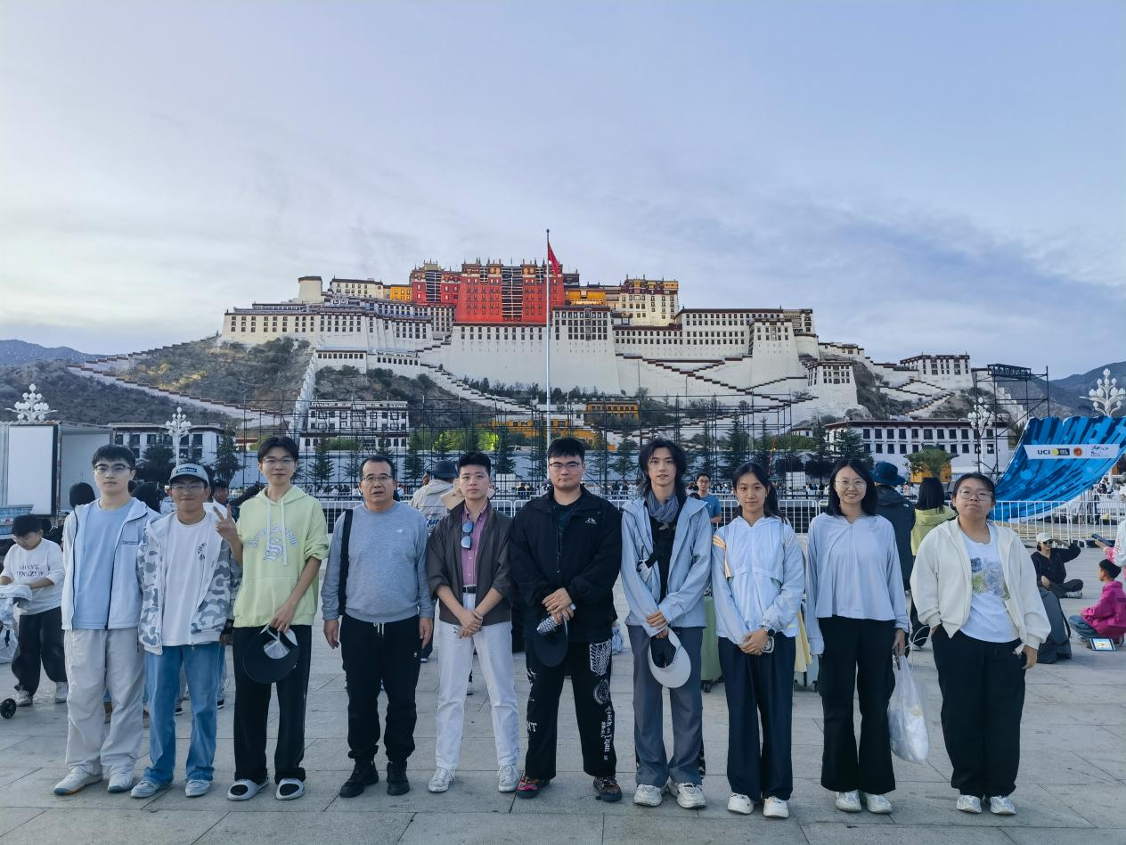 山南分队抵达拉萨合影