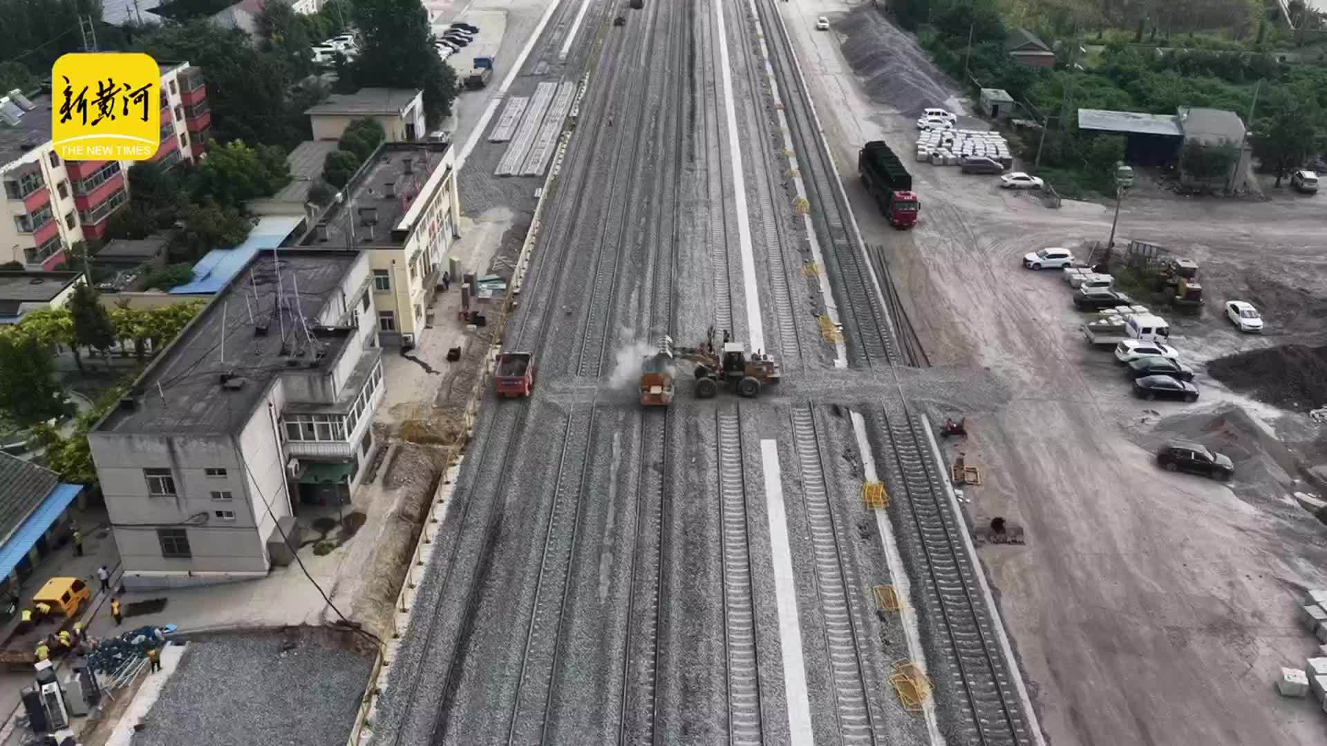 为期5天，泰肥铁路扩能改造启动全线集中封锁施工