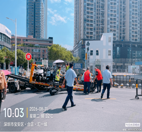 “党建引领聚合力 文明交通惠民生”汇一城党支部开展交通整治行动