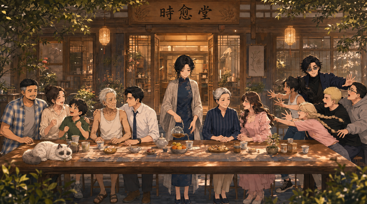 深圳原创国风奇幻IP时序启幕|《异境凉茶铺之廿四时序》深圳媒体观影会圆满举办,中元夜正式奇幻上线