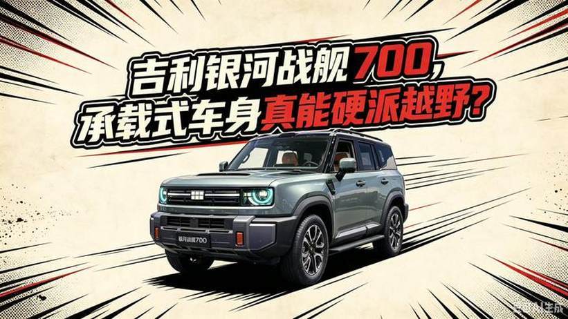 吉利银河战舰700！承载车身真能硬派越野？(2