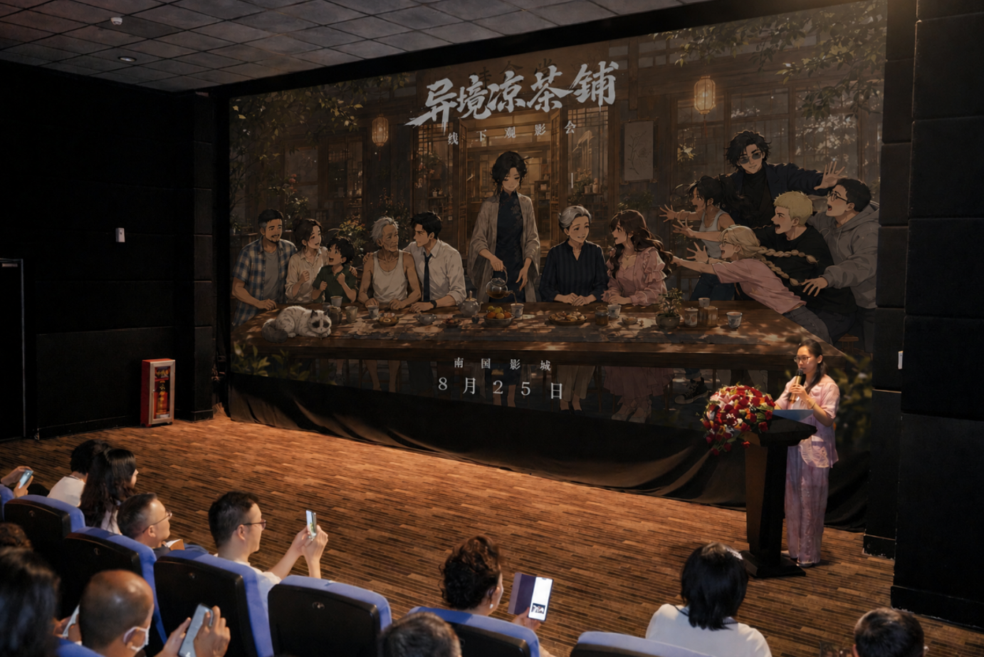 深圳原创国风奇幻IP时序启幕|《异境凉茶铺之廿四时序》深圳媒体观影会圆满举办,中元夜正式奇幻上线