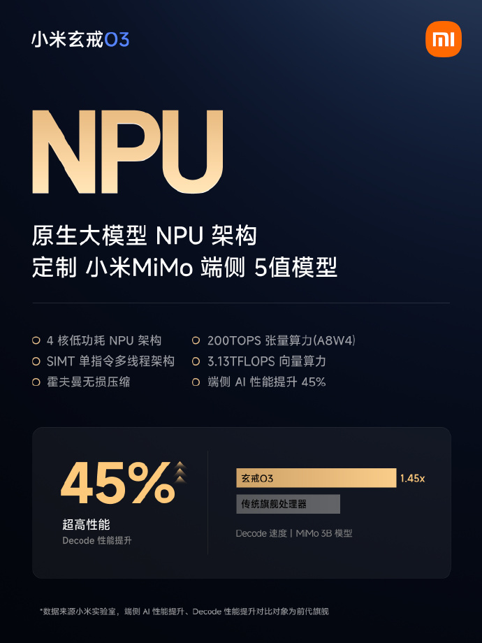 小米首款AI旗舰SoC玄戒O3亮相:240亿晶体管,3nm工艺