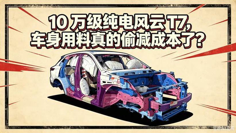 10万级纯电风云T7 车身用料真的偷偷减成本了？