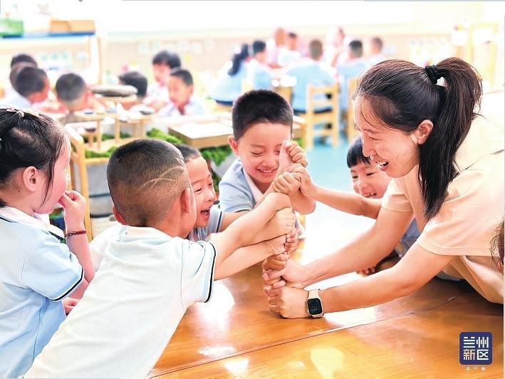 兰州新区第八幼儿园举行特色开园仪式