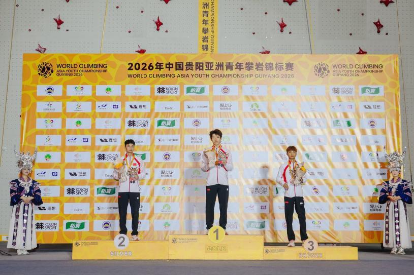 （U19男子速度前三）
