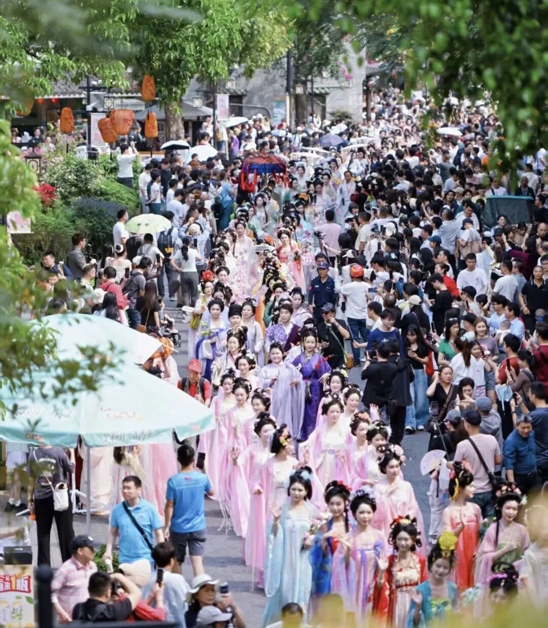 甘坑古镇2026花朝节。(龙岗融媒资料图)