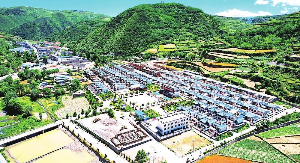 武山县杨河镇杨河新村 武山县融媒体中心供图