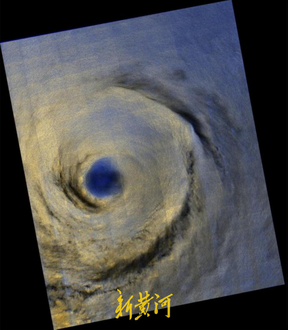 “海哨二号”卫星SAR影像实拍台风“巴威”（受访者供图）