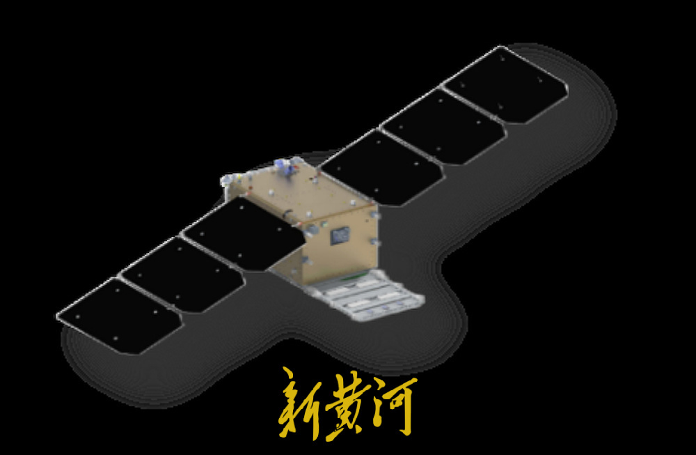 “海哨一号”卫星构型（受访者供图）