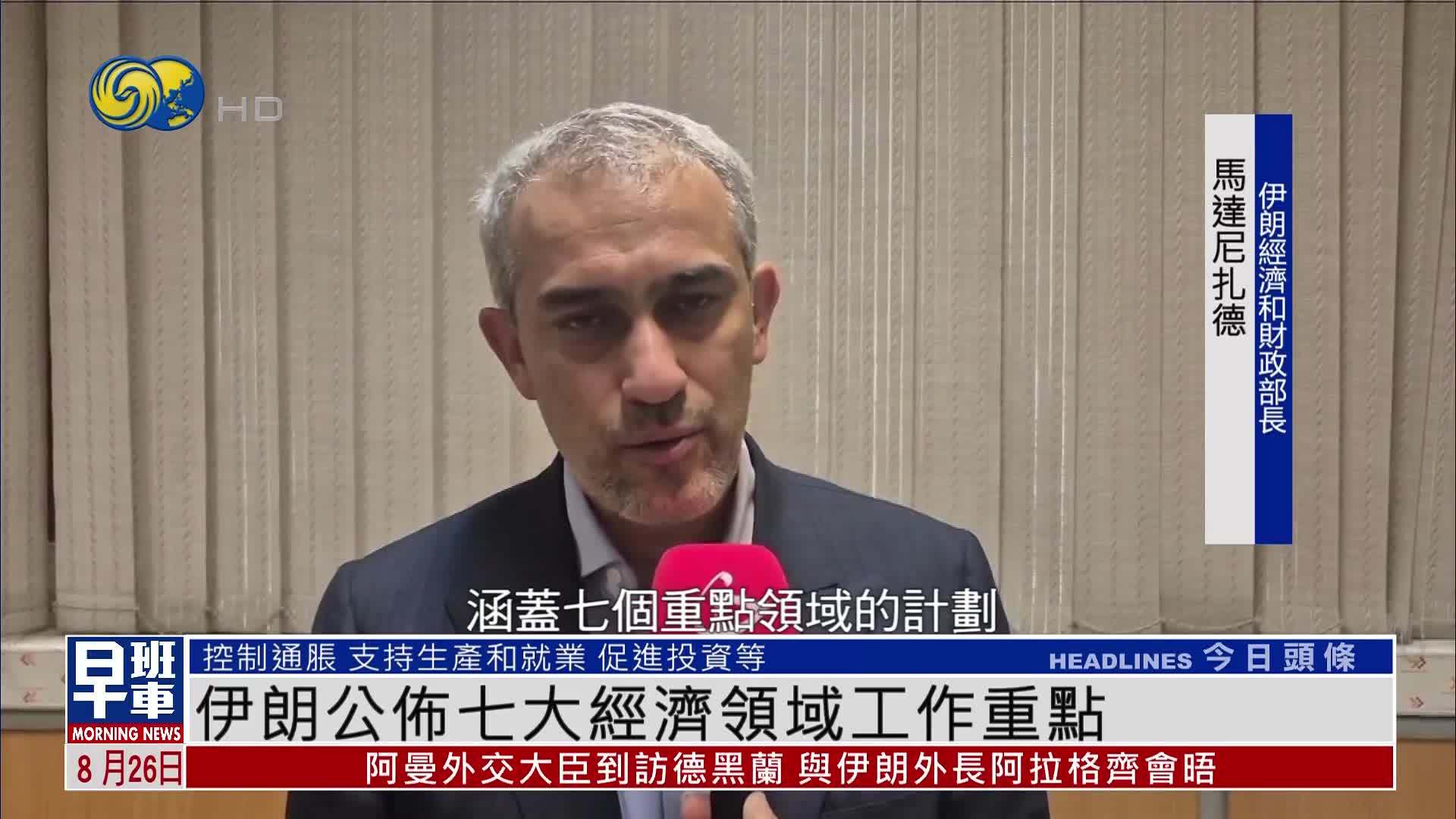 伊朗公布七大经济领域工作重点