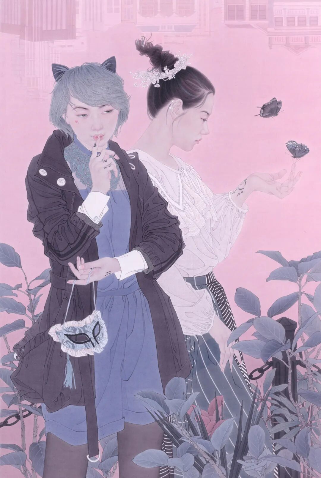 方李《且容秋蝶梦南华》