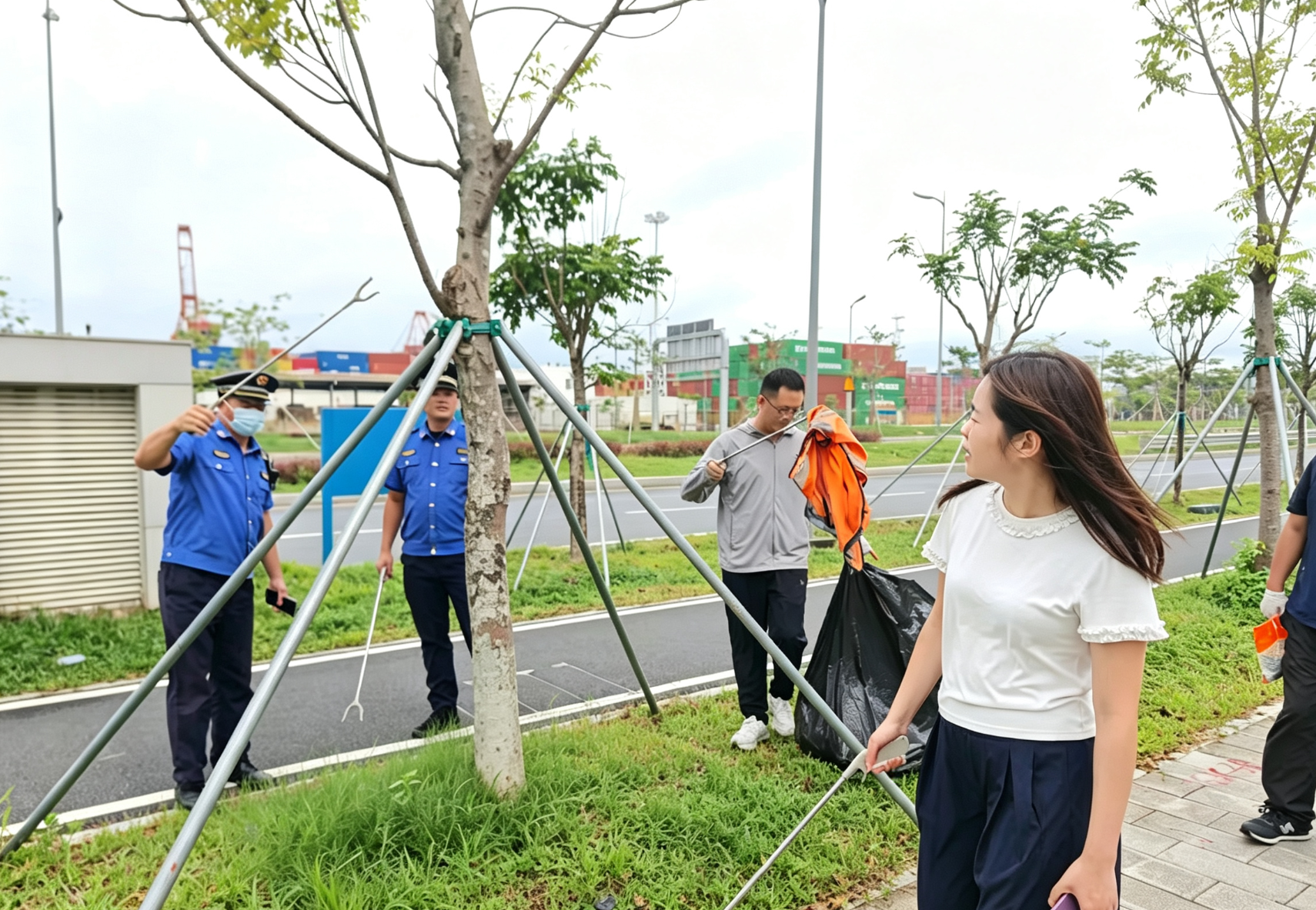 西乡街道在大铲湾片区开展爱国卫生专项行动 筑牢重点区域病媒防控屏障