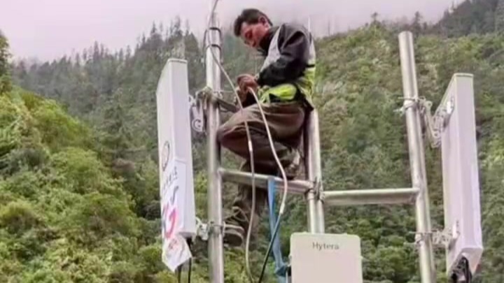 40秒还原吉隆口岸泥石流救援通信抢通全过程