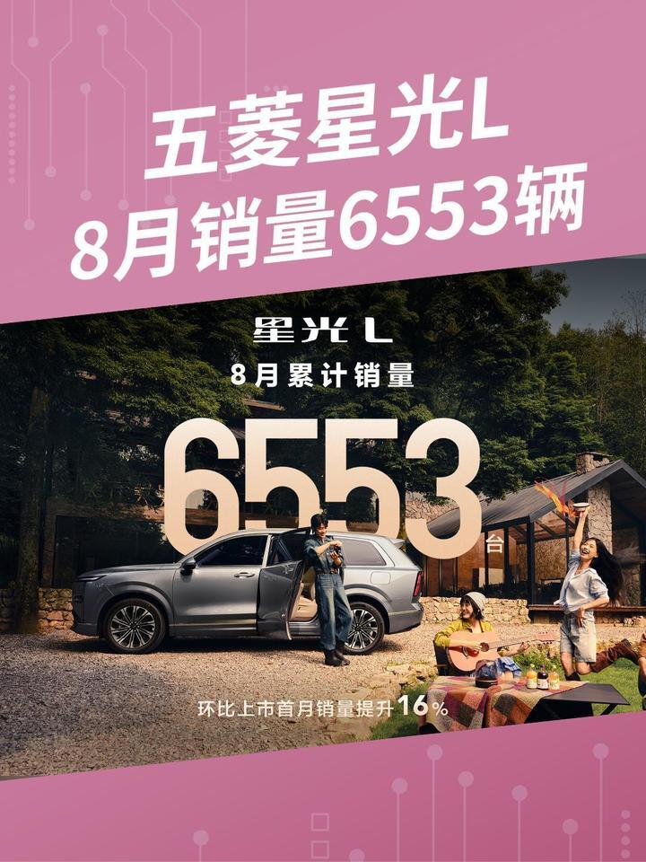 五菱星光L 8月销量6553辆 #五菱