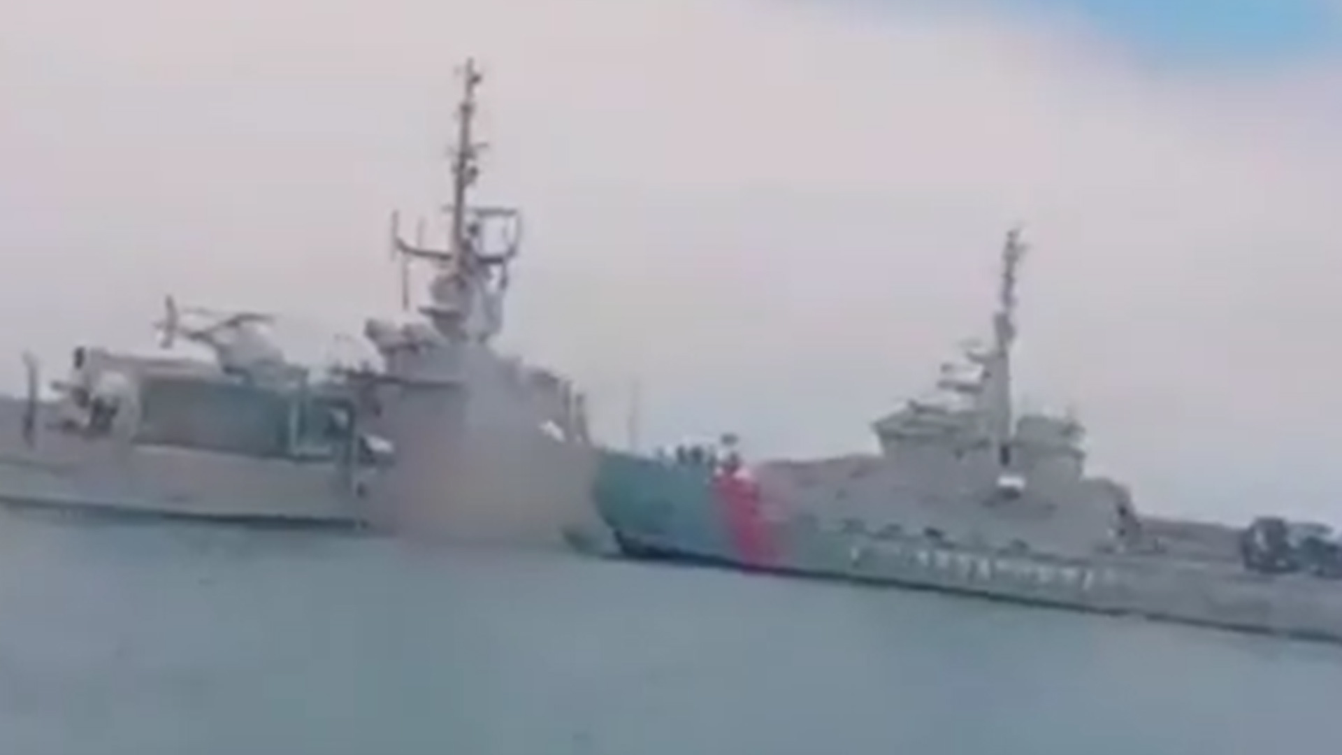 厄瓜多尔两舰艇海上相撞，海军：风力较强，伴有海流影响