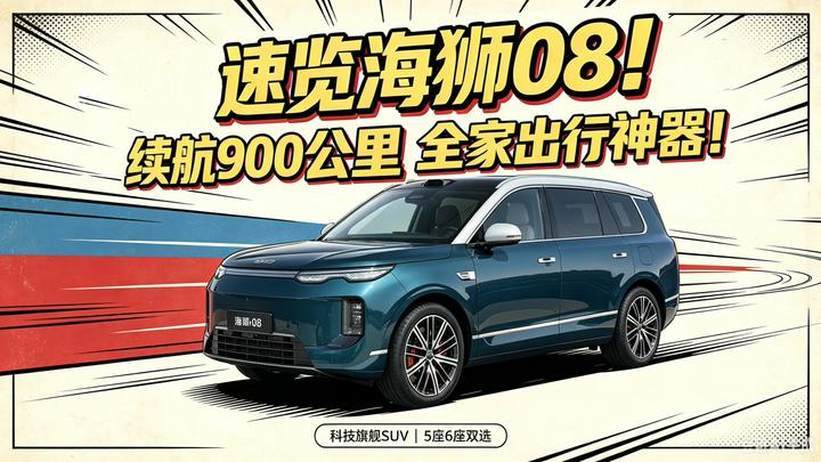 一分钟速览海狮08！续航900公里 全家出行神器