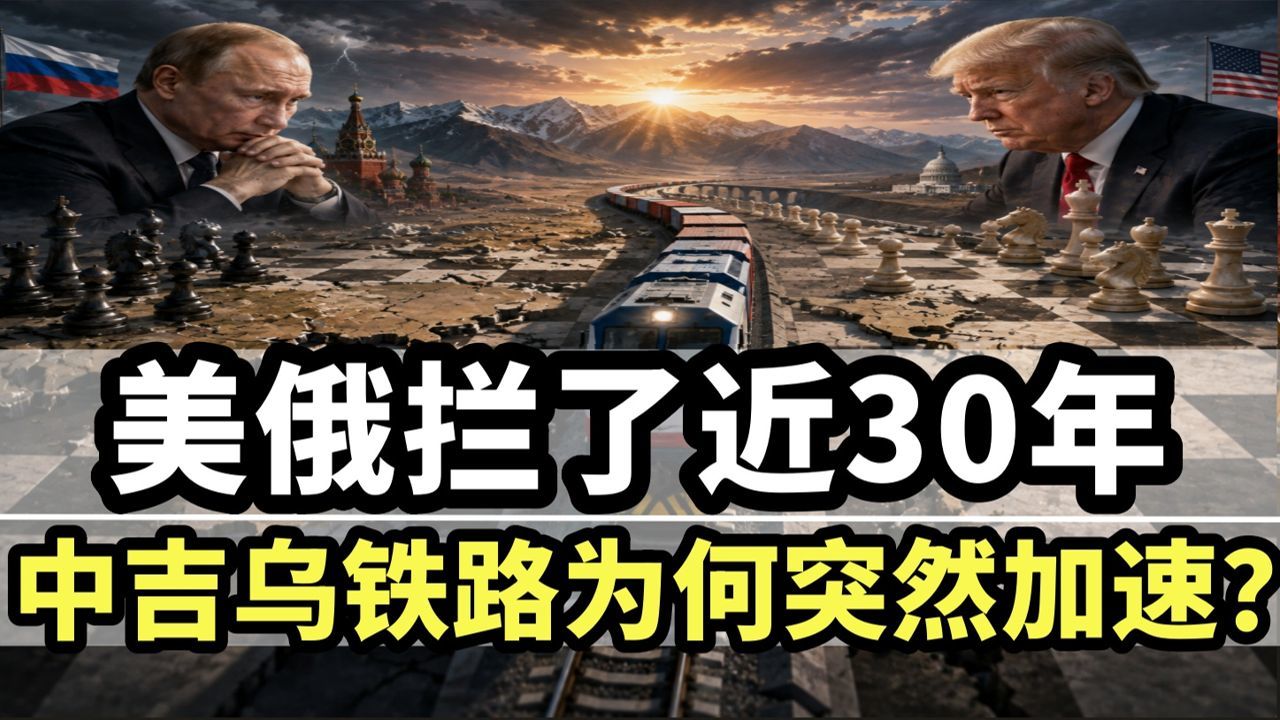 中吉乌铁路：一条钢轨撬动欧亚棋盘，谁在慌？