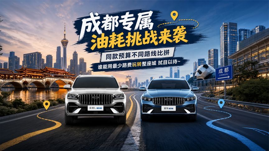 成都专属油耗挑战开启，同预算多路线比拼，看谁用车成本更低