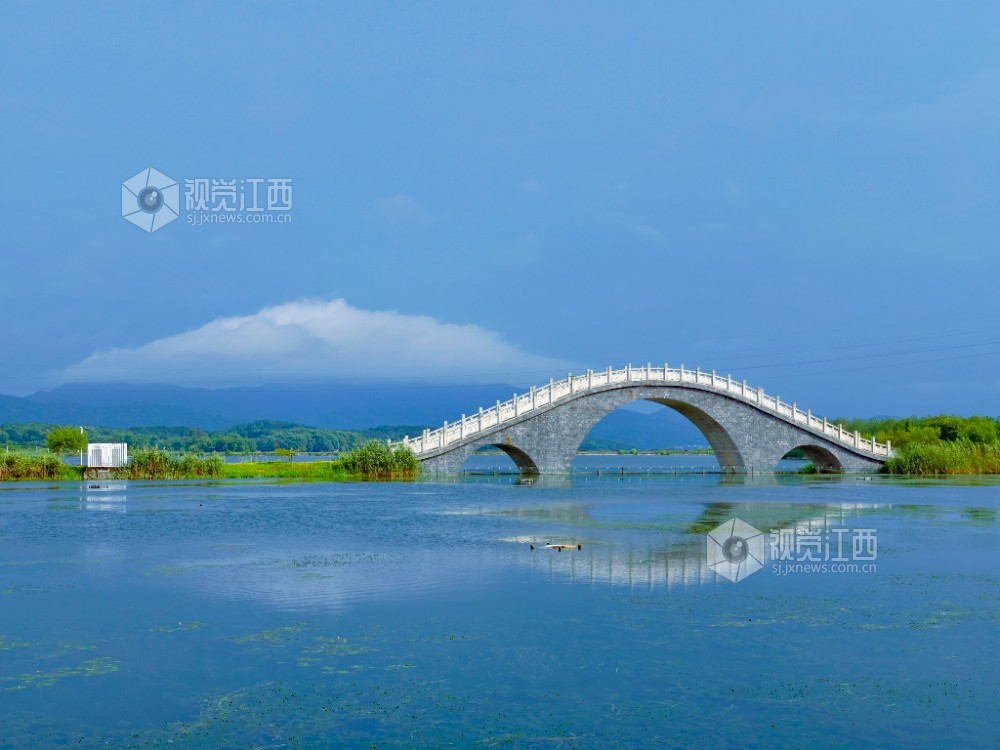 江西分宜：桥影悠长风光美（图）