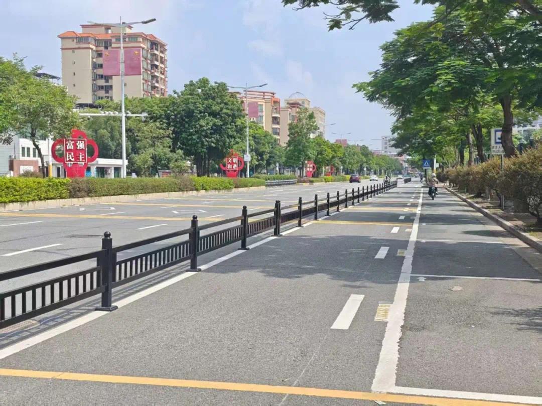 中山大涌“电摩专用样板路”上线 物理隔离破解“机非混行”难题