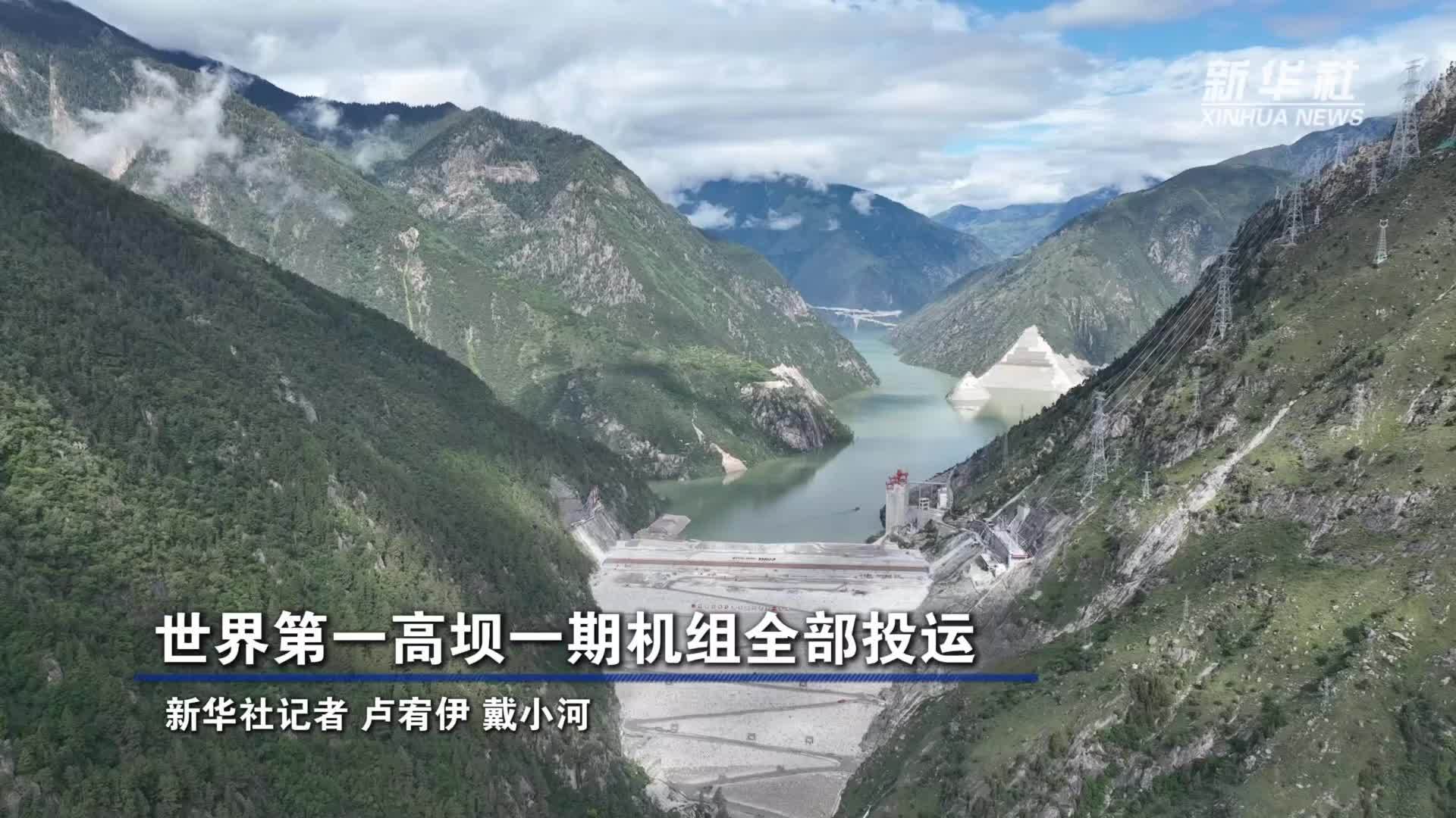 世界第一高坝一期机组全部投运