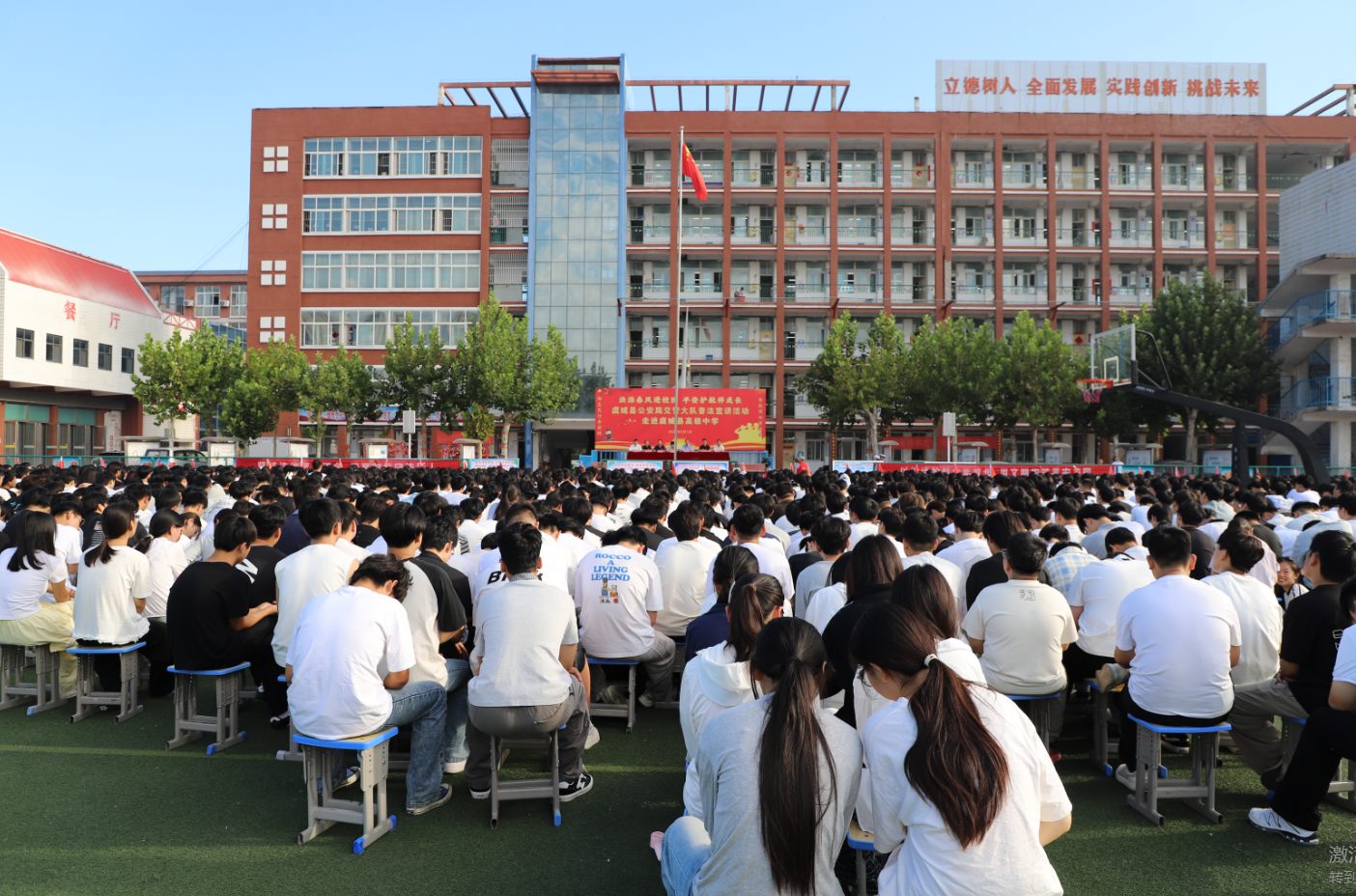 商丘市虞城县:法治宣传进校园 平安护航伴成长