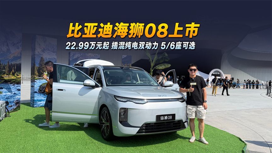 插混纯电双动力 5/6座可选 比亚迪海狮08上市22.99万元起