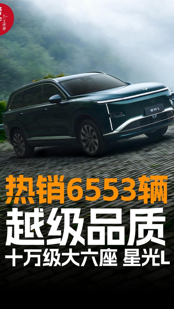 热销6553辆，越级品质，十万级大六座星光L
