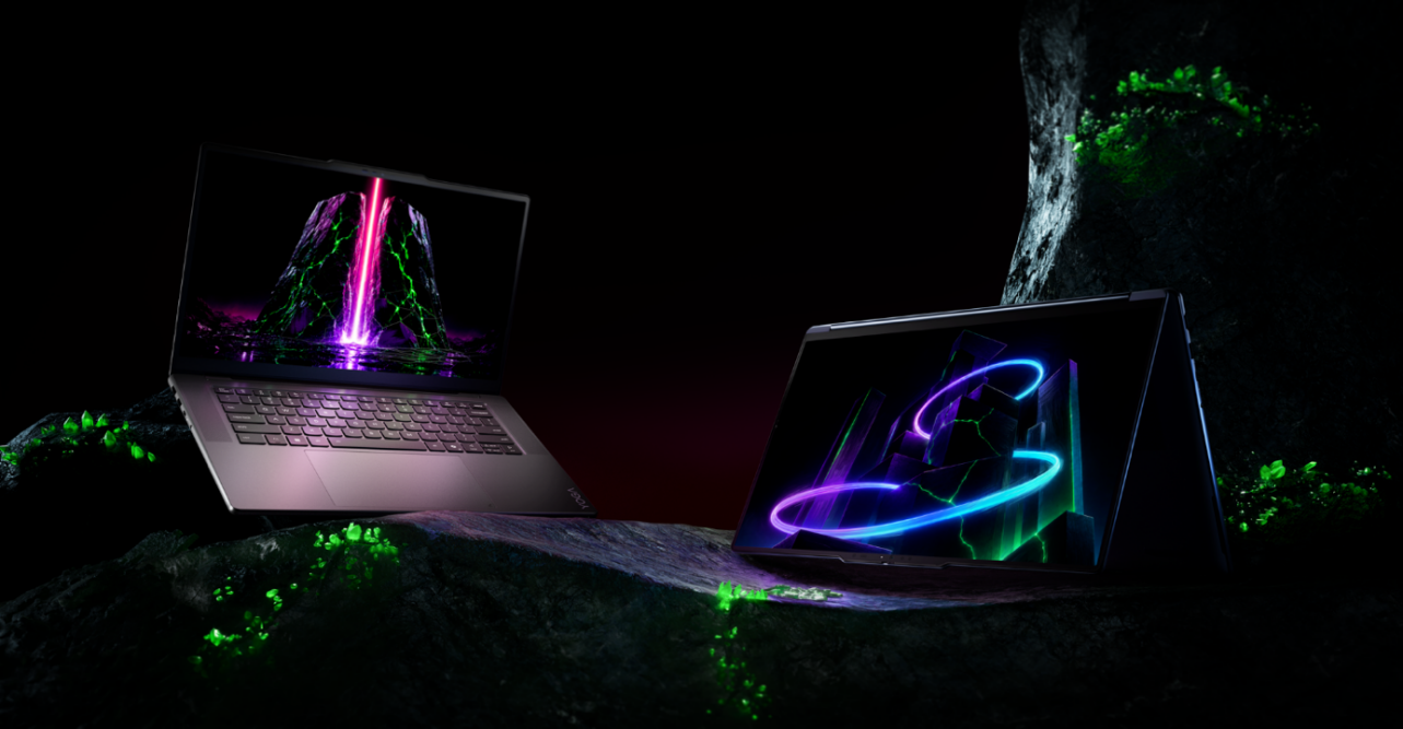 Lenovo Yoga Pro 9n(左)与 Lenovo Yoga 9n 2-in-1(右)