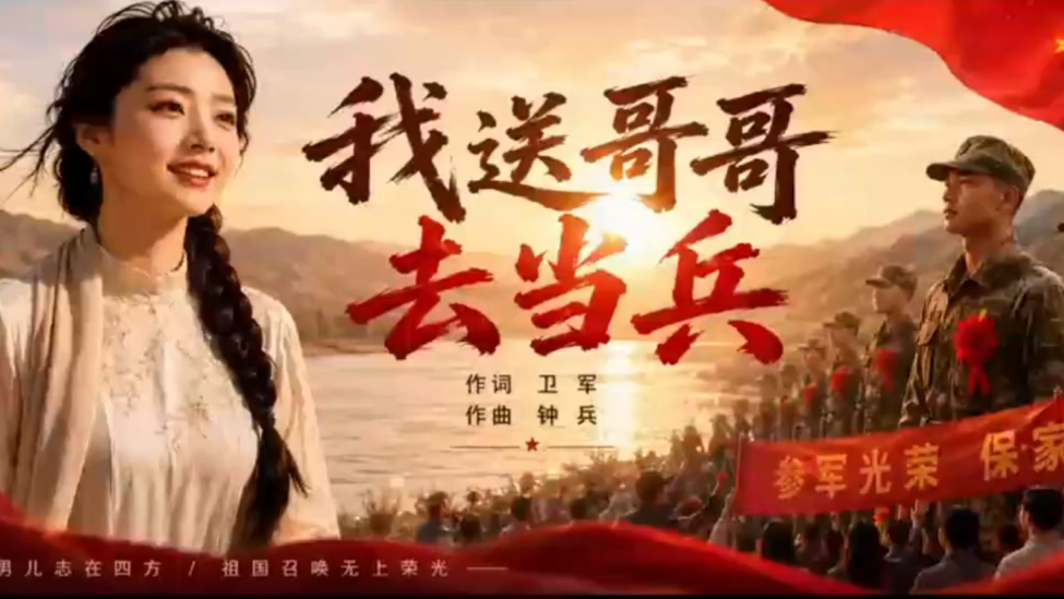 歌曲《我送哥哥去当兵》丨赓续九十载长征红色薪火，强国复兴尽显少年担当