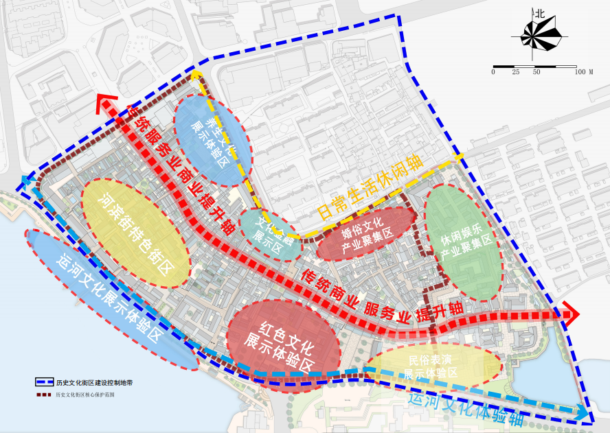 高淳老街历史文化遗产分布图