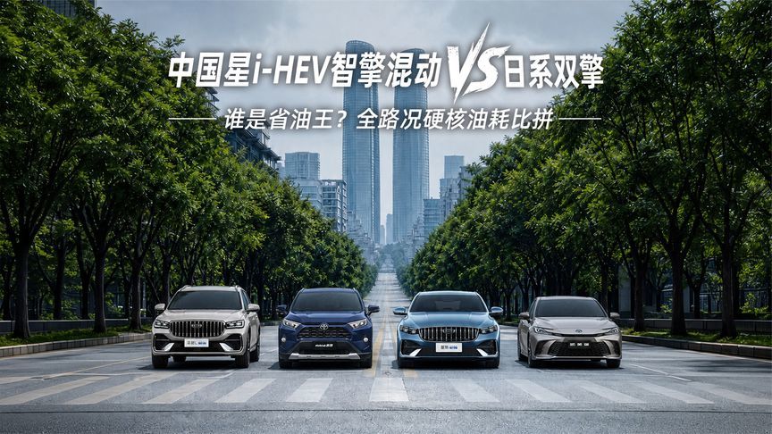 中国星 i-HEV智擎混动VS日系双擎，四车真实油耗实测挑战