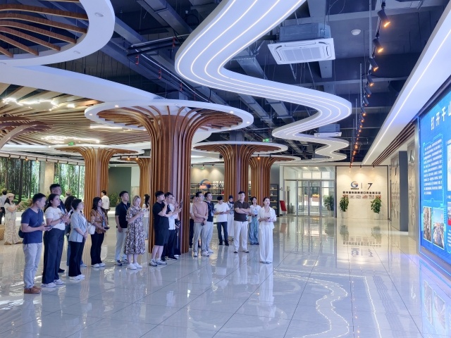 中外网红参观现场 摄影 彭声彬