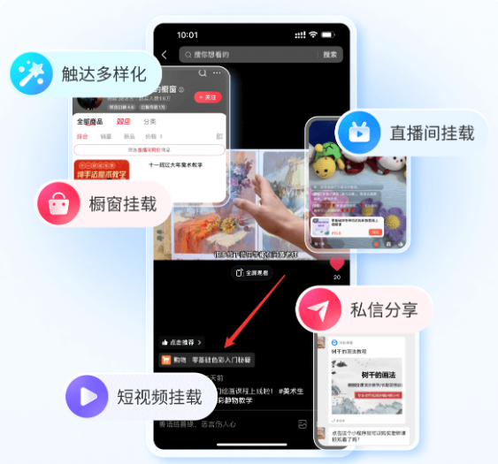 丰富的挂载能力
