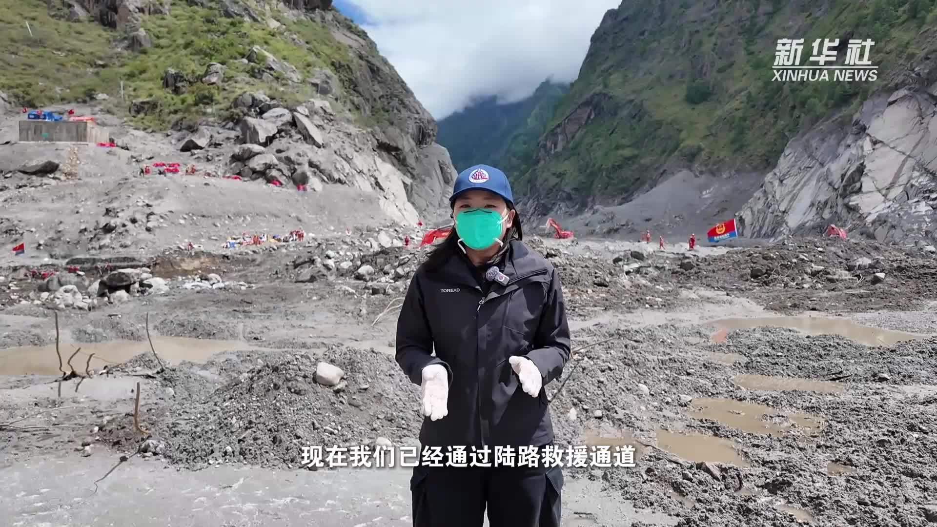 抢通一天后，吉隆口岸受灾核心区怎么样了？